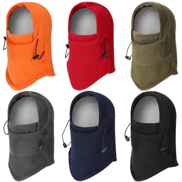 Fleece Balaclava Winter Ski Mask Windproof Neck Head Covering Unisex main image 7